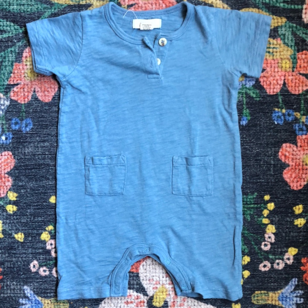Peek Collection Baby Boy Romper, 3 Months